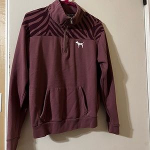Victoria’s Secret purple quarter zip sweatshirt size xs